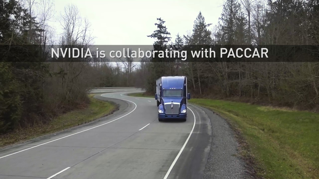 NVIDIA and PACCAR Developing Self-Driving Trucks