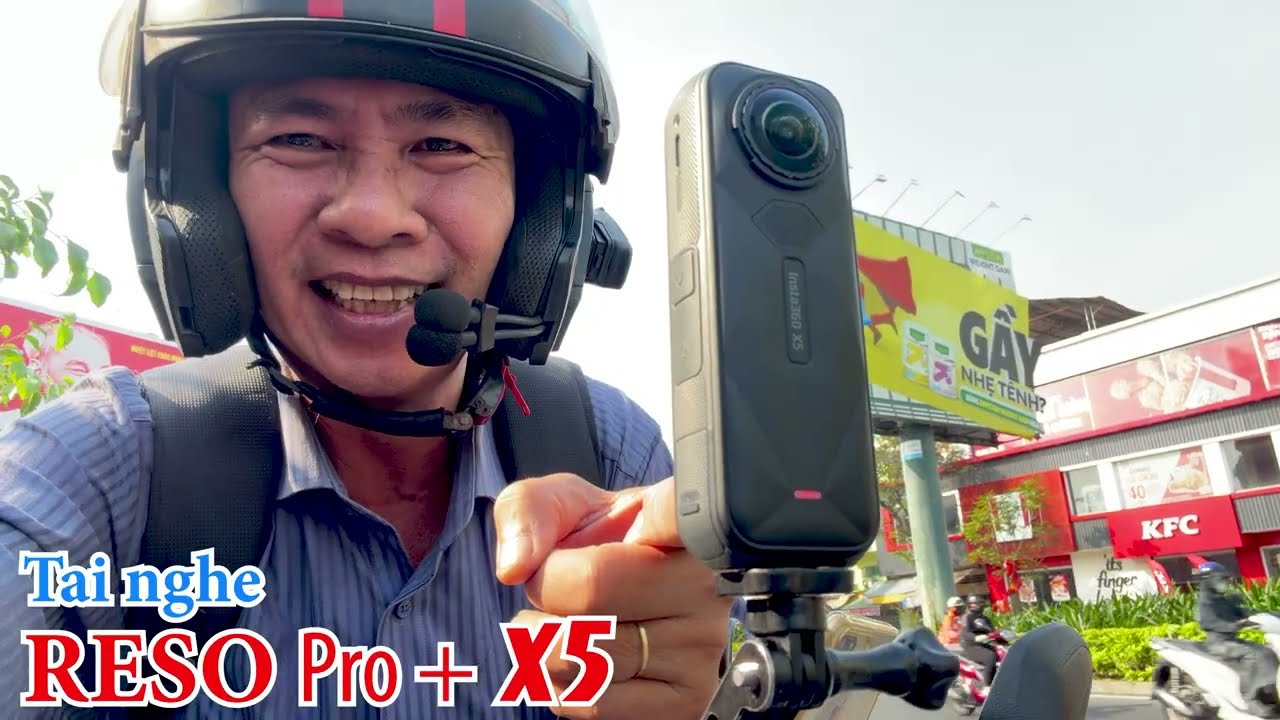 Tai nghe RESO Pro + Insta360 X5 = Đi Phượt tôi thích biên tập Video như thế này !!!