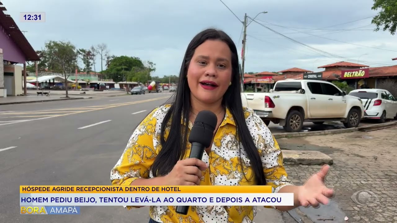 Homem assedia recepcionista de hotel e é agredida após recusar investidas