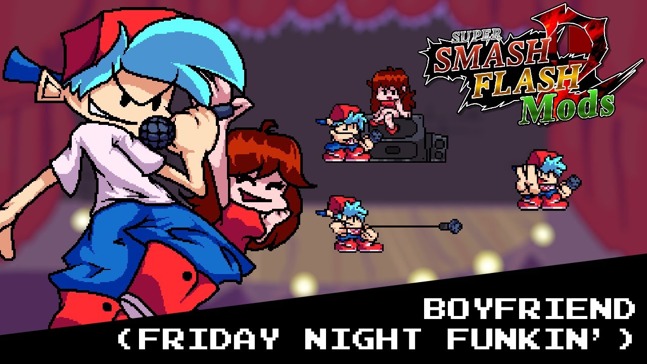 SSF2 Mods: Boyfriend (Friday Night Funkin') -First custom release!-