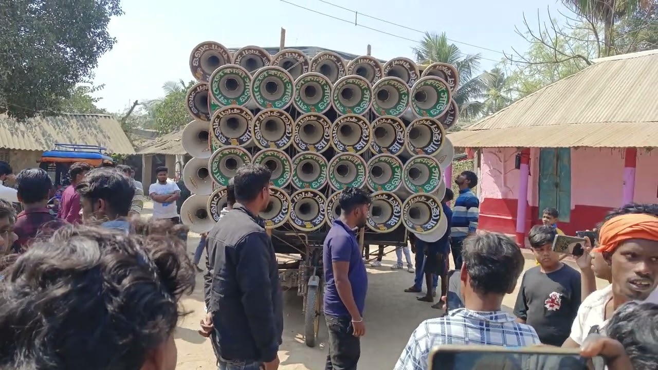 আজ আড়ুই এ 💥 মা ছেলে কালী সাউন্ড রোডসো বেরোনোর আগে সাউন্ড চেক করছে 💥