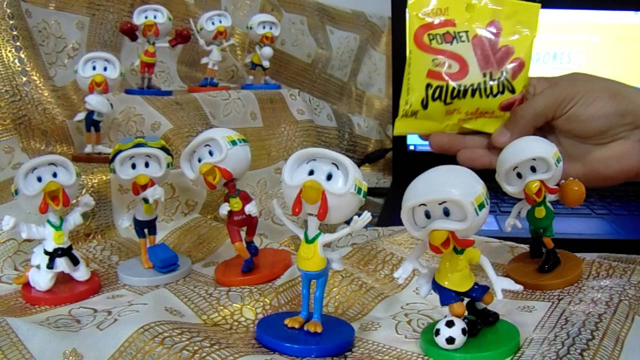 Lek-Treks Sadia Mascotes Olimpíadas e Paraolimpíadas Rio 2016
