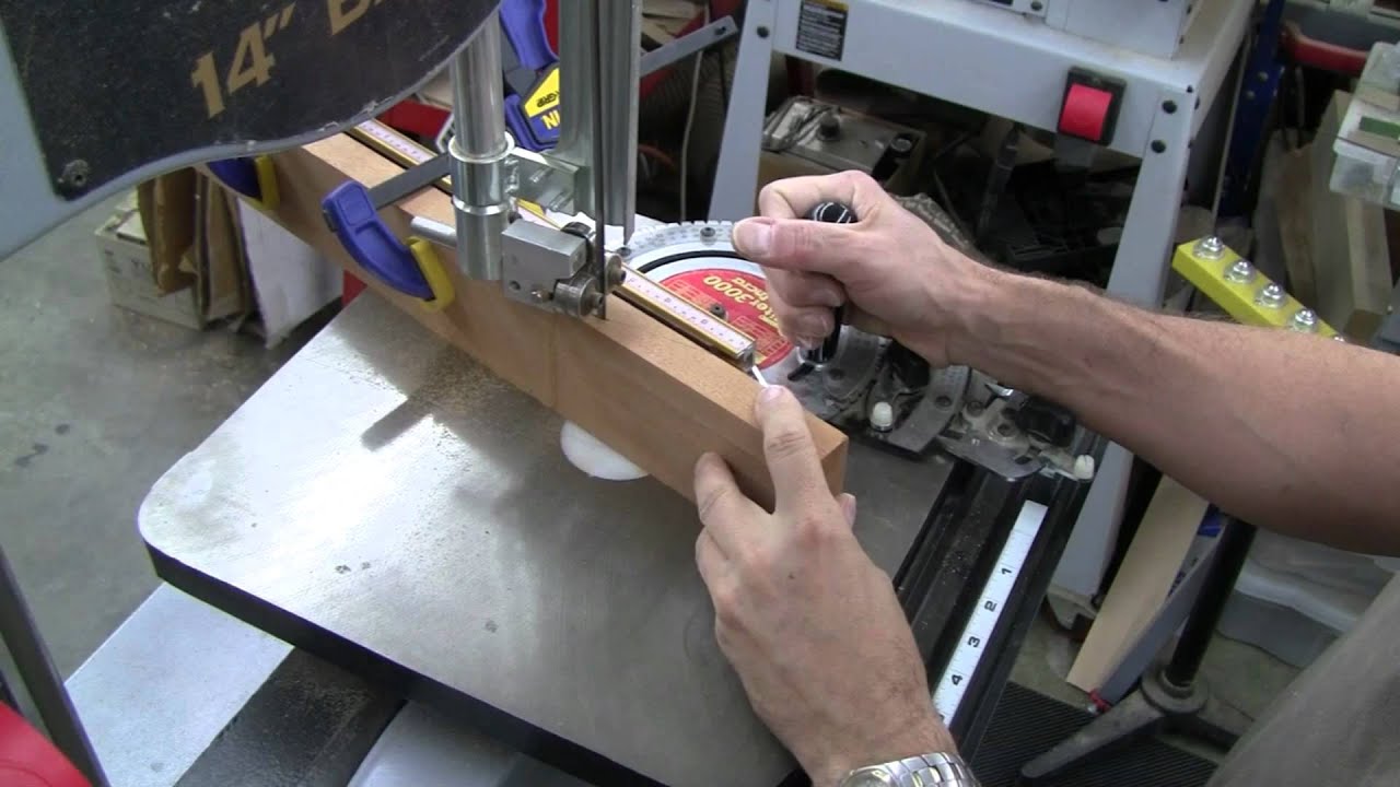 ESJ2 Vlog Part 13 - Scarf Joint Cut Using a Bandsaw
