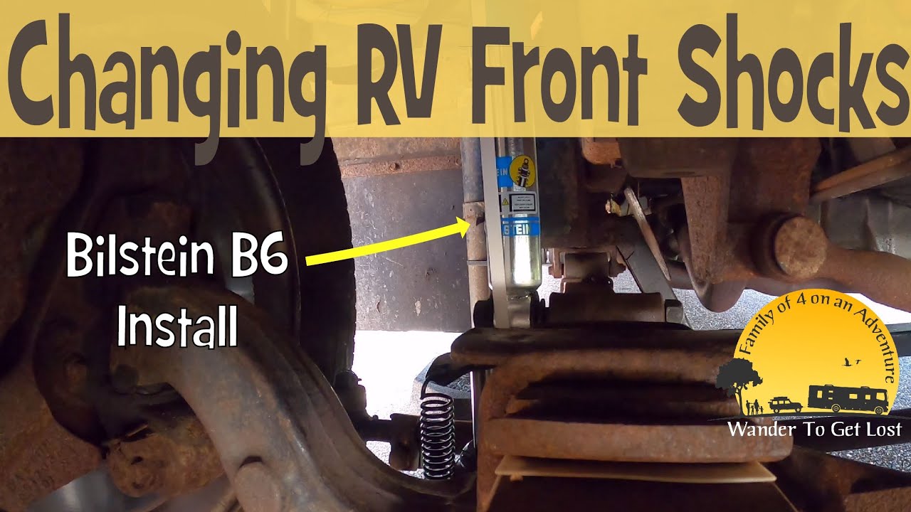 How To Change Winnebago RV Front Shocks - Bilstein B6 Series
