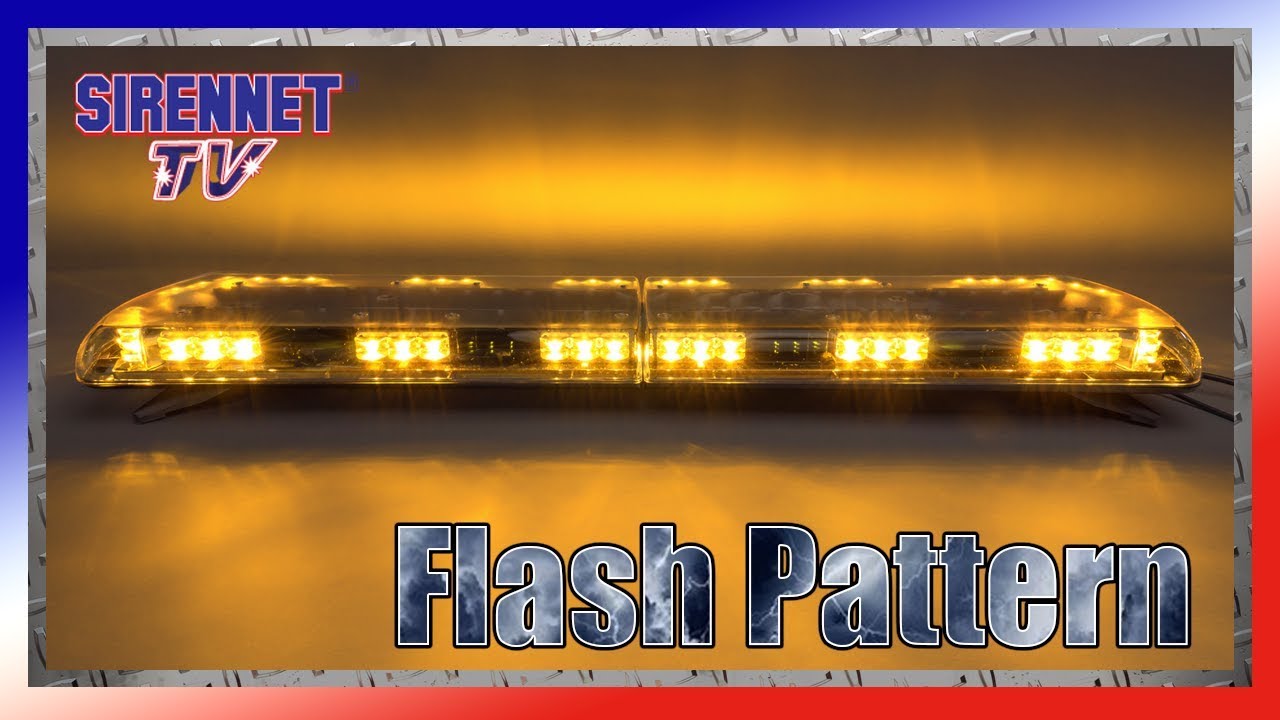 Flash Pattern: ECCO Vantage LED Exterior Lightbar