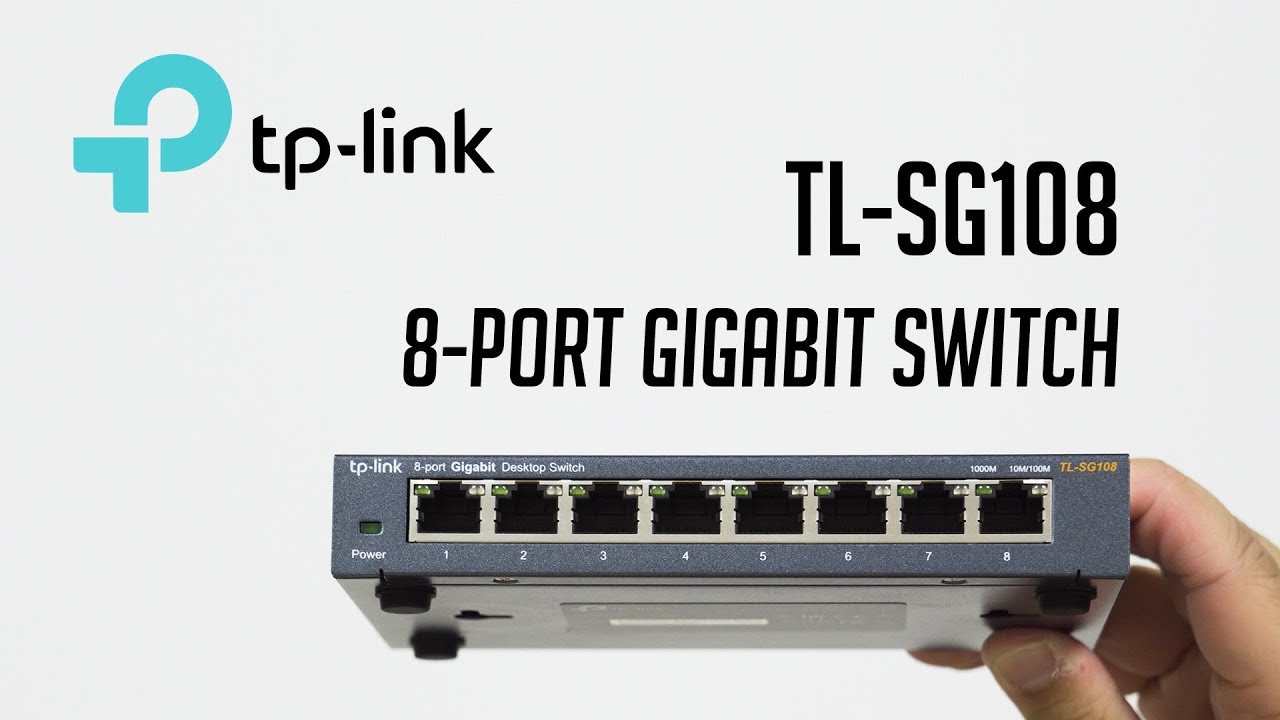 8-портовый гигабитный коммутатор TP-Link TL-SG108 | Распаковка и быстрый обзор