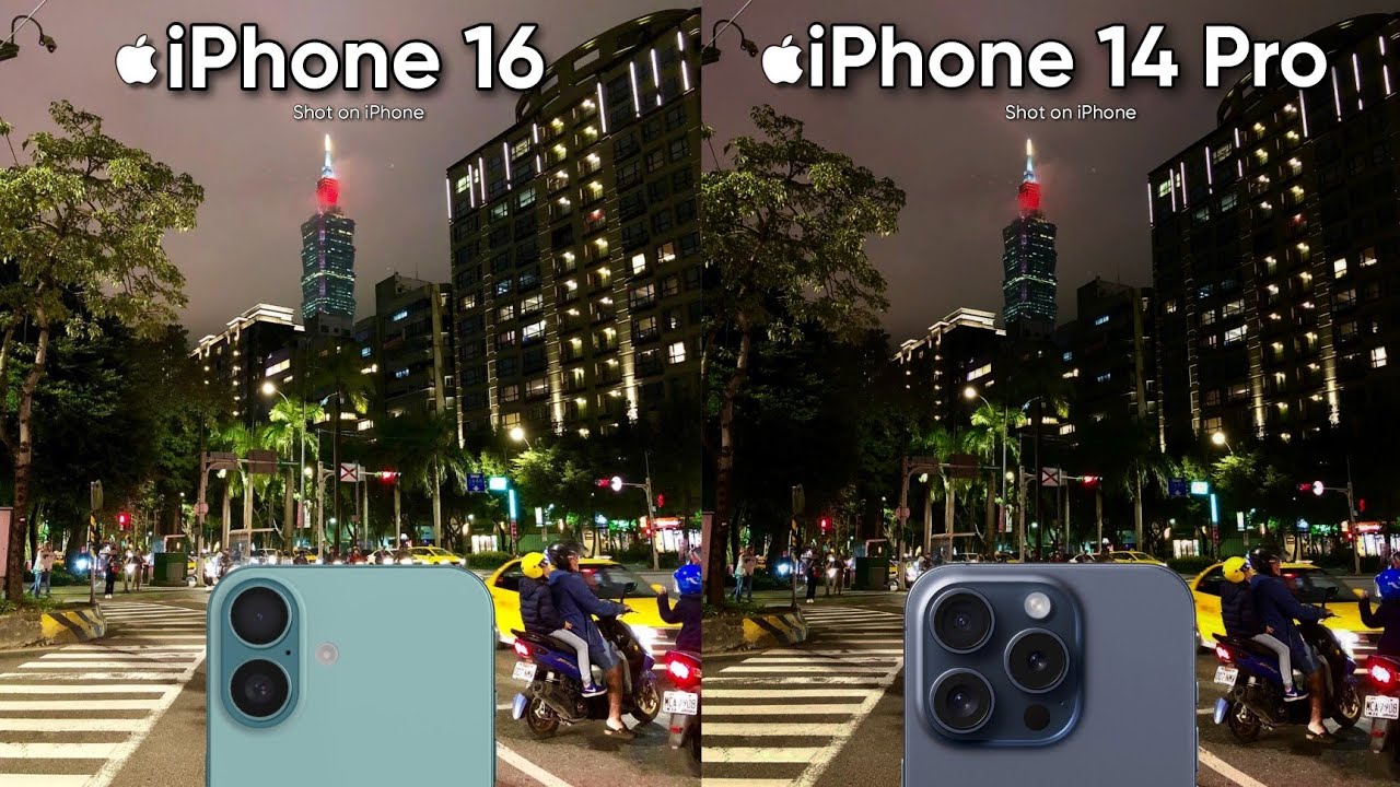 Тест камеры iPhone 16 против iPhone 14 Pro