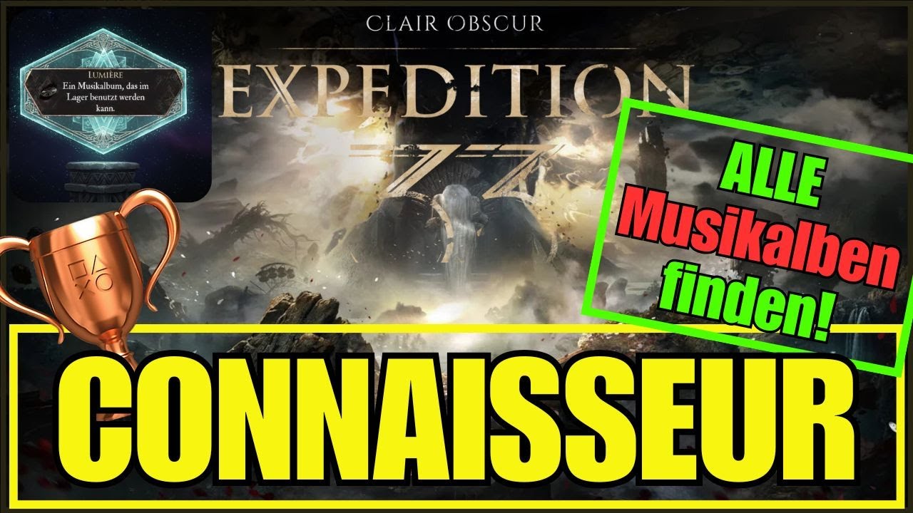 Clair Obscur: Expedition 33 – Alle 33 Musikalben | Trophäe Connaisseur | VERPASSBAR! ⚠️