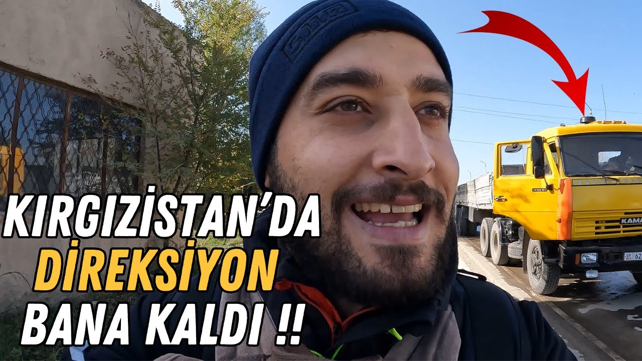 KIRGIZİSTAN’DA ŞÖFÖR POLİSTEN KAÇTI DİREKSİYON BANA KALDI ! #97