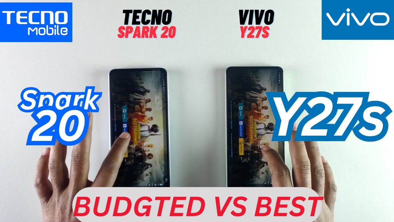 Vivo Y27s vs Tecno Spark 20  - Speed Test #tecnospark20 #Vivoy27s #speedtest #phones4u