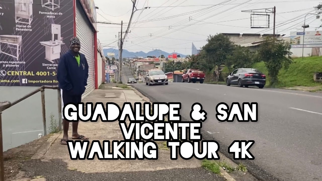 🇨🇷 San José, Costa Rica. Walking around Guadalupe & San Vicente area in 4K