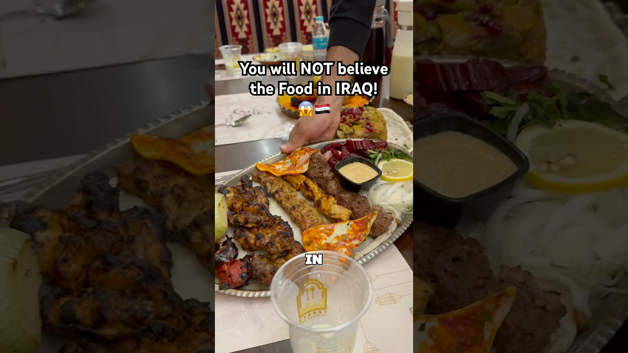 You will NOT believe the food in Iraq! #iraq #iraqi #iraqifood #travelvlog #travel