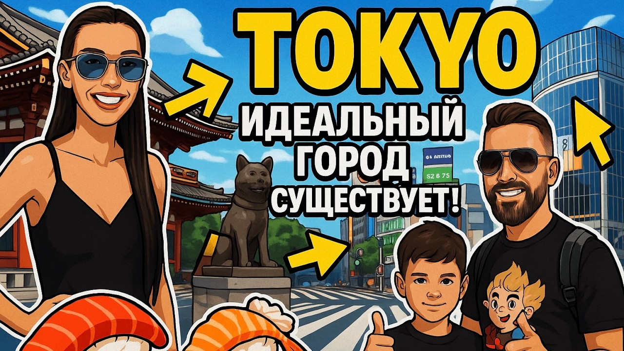 ЯПОНИЯ 🇯🇵 🍣 🚅 ТОКИО 2026! ИДЕАЛЬНЫЙ ГОРОД СУЩЕСТВУЕТ? АКИХАБАРА, АСАКУСА, УЭНО, перекресток СИБУЯ