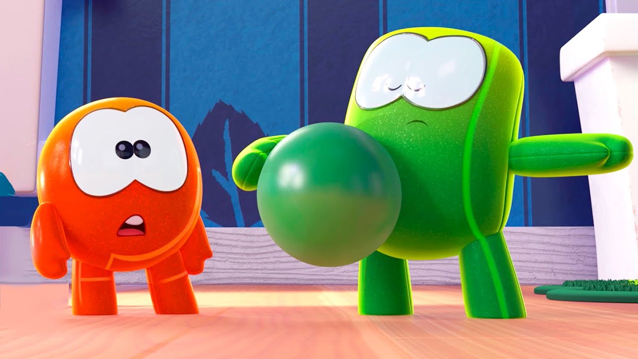 Cartoons - BooMons are playing with a Ball 🟢 | Cuquin's adventurous friends