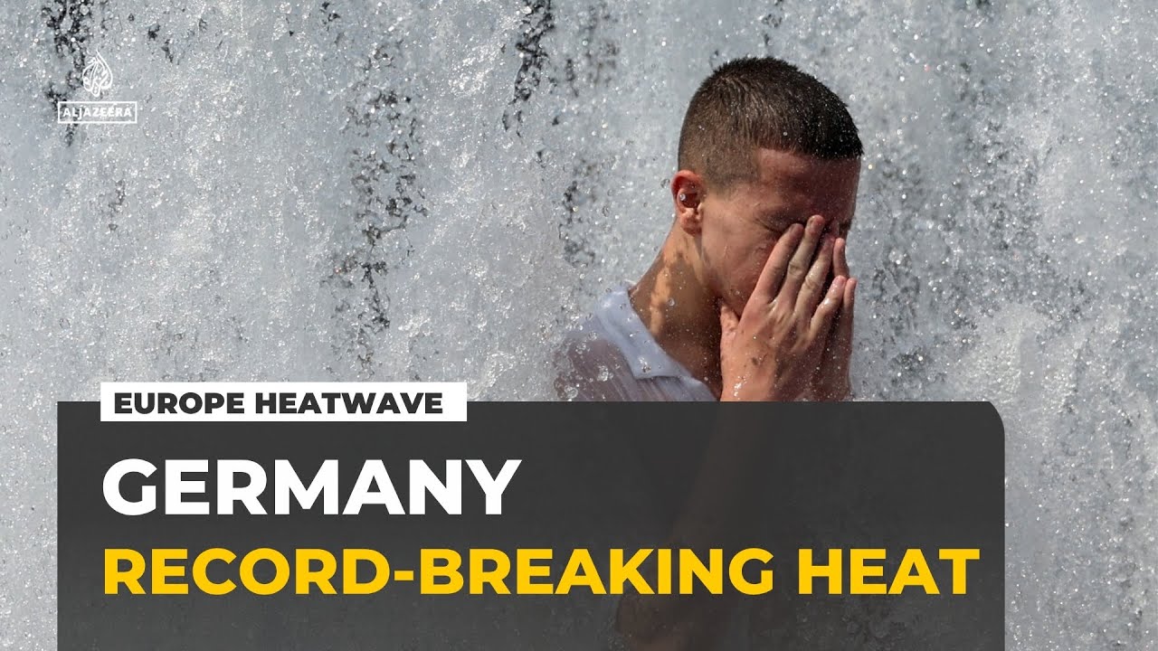 Europe heatwave: Germany sees hottest temperature on record