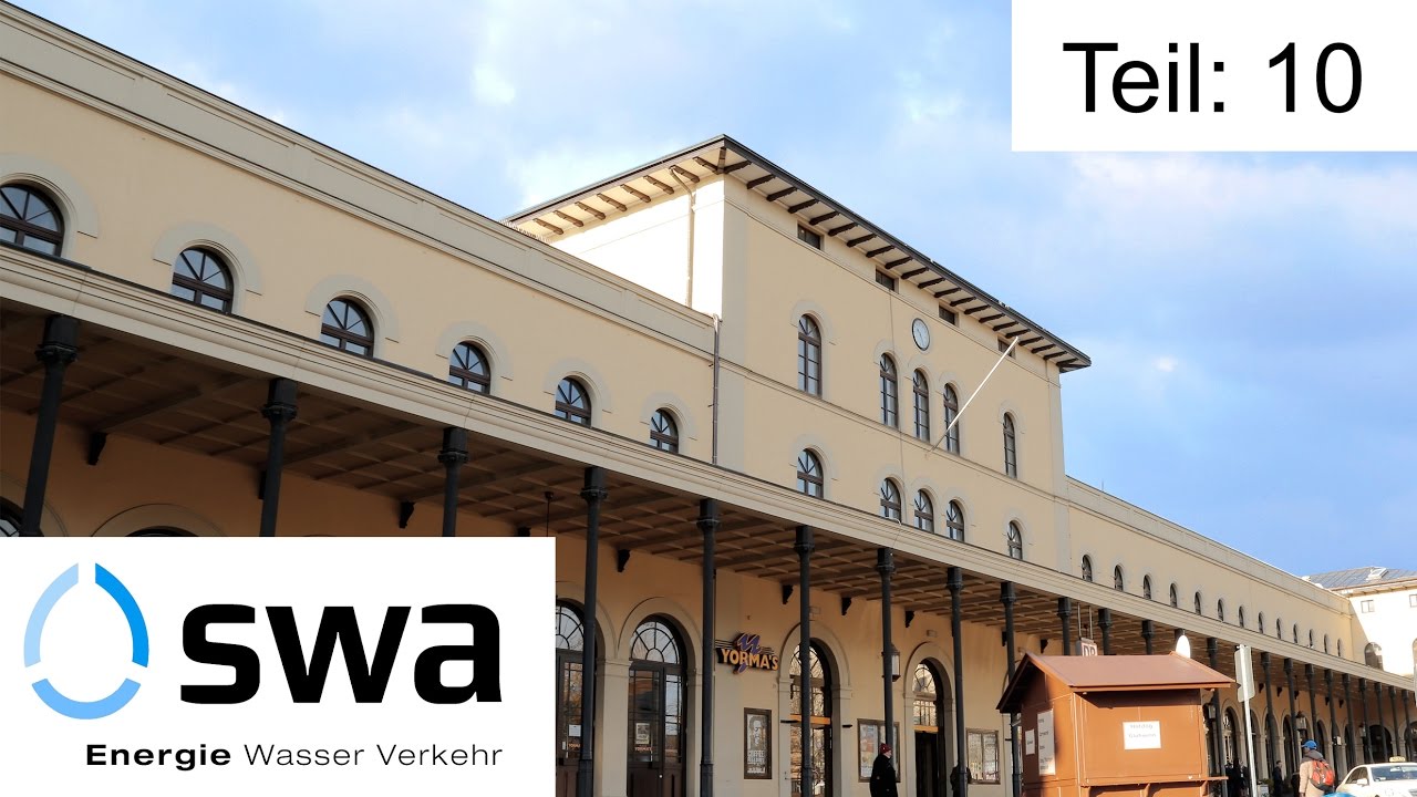 Wendeschleife unter dem Augsburger Hauptbahnhof