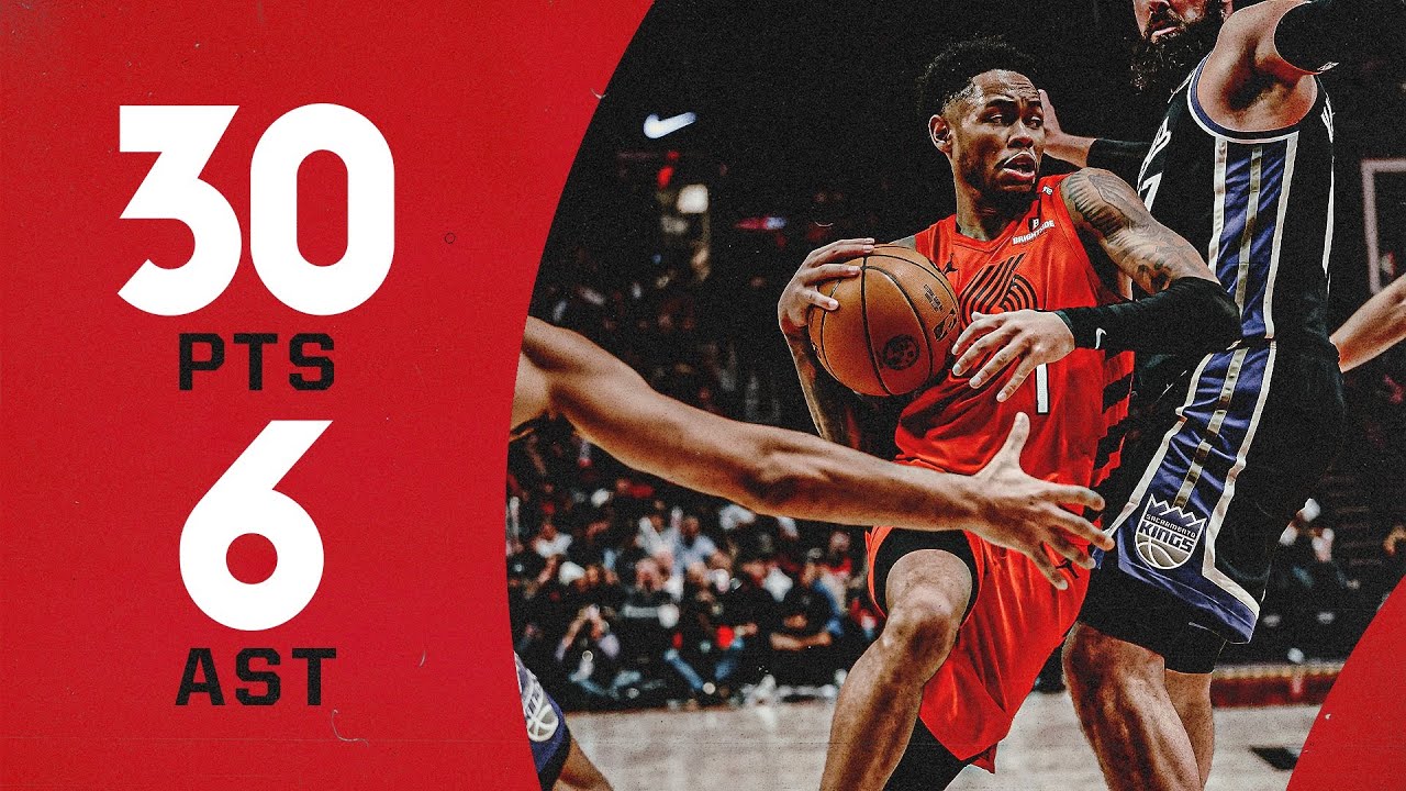 Anfernee Simons Game Highlights | Trail Blazers 108, Kings 102 | Feb 6, 2025