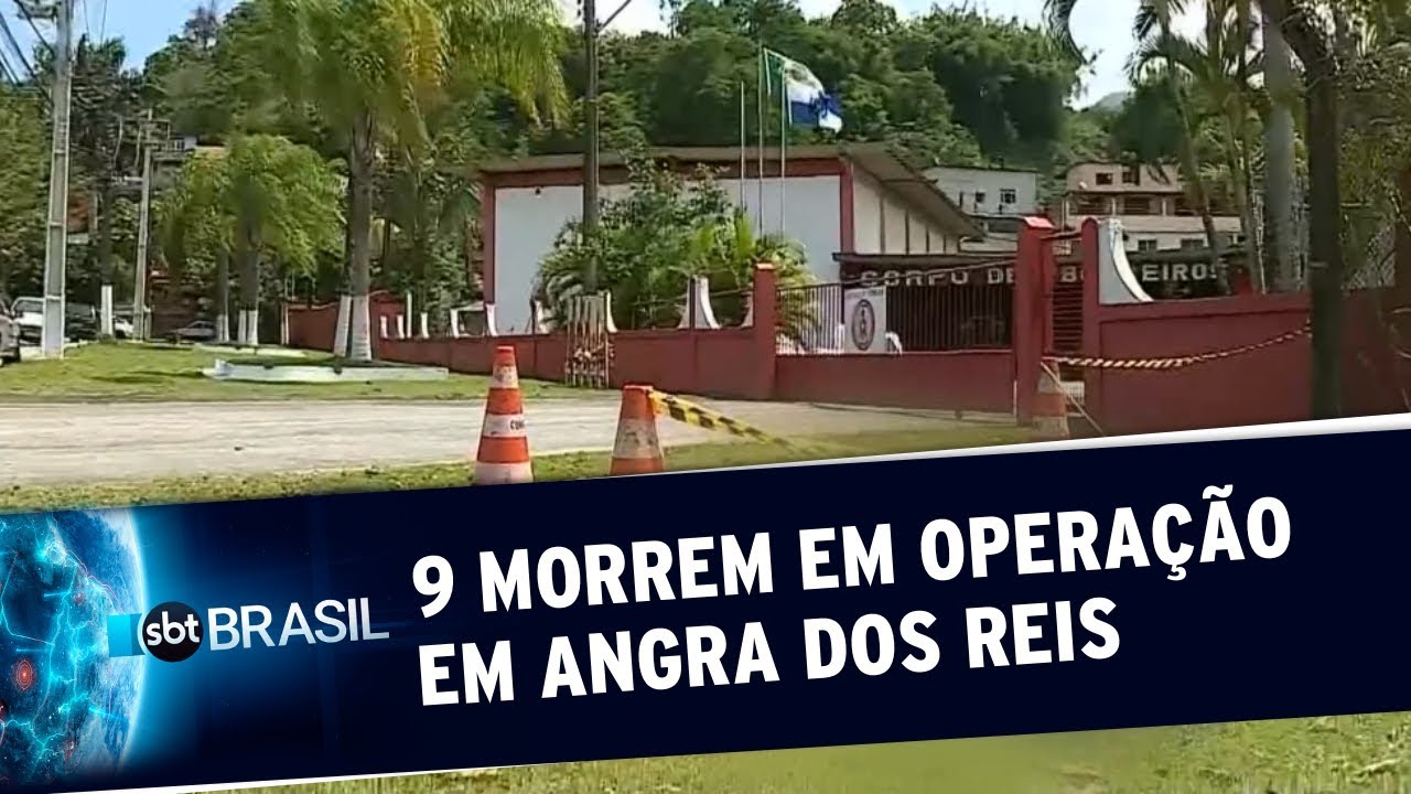Operação contra o tráfico deixa nove mortos em Angra dos Reis | SBT Brasil (02/11/19)