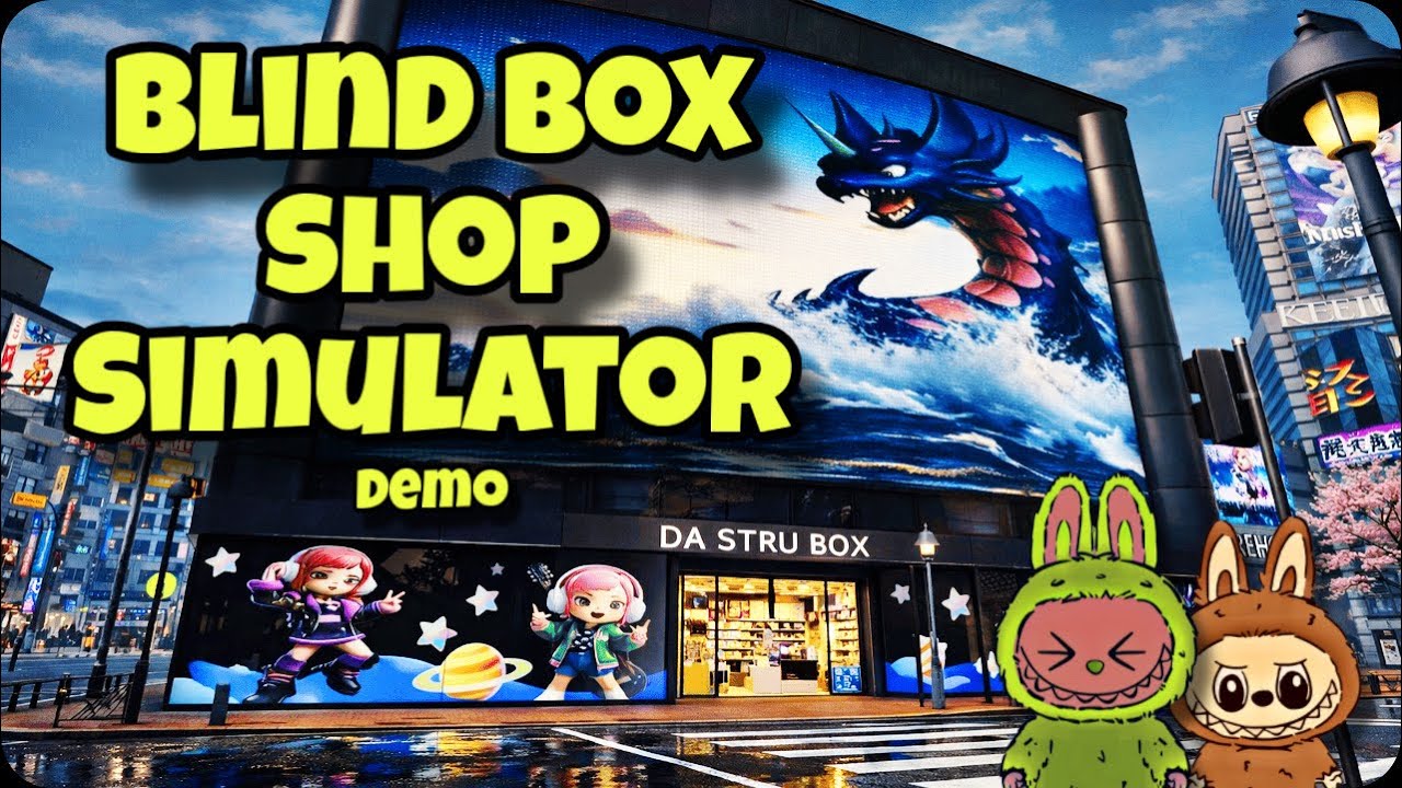 THIS GAME IS COLLECTIBLES AND CUTE CHAOS - Blind Box Shop Simulator Demo
