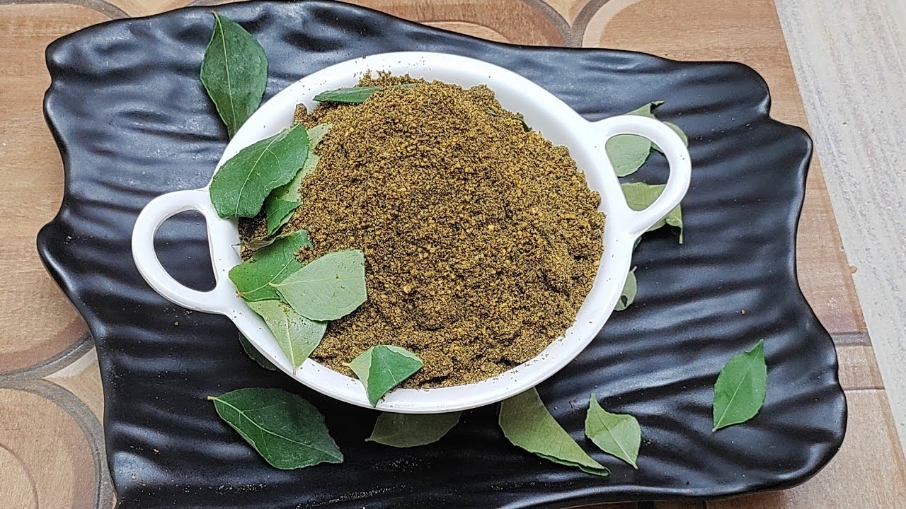 Curry leaves chutney powder |Karibevu chutney pudi