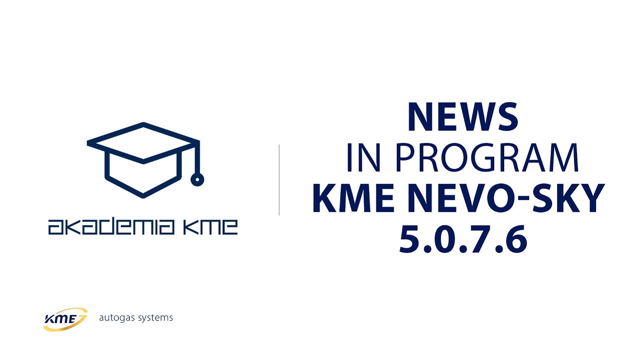 News in program KME NEVO-SKY 5.0.7.6