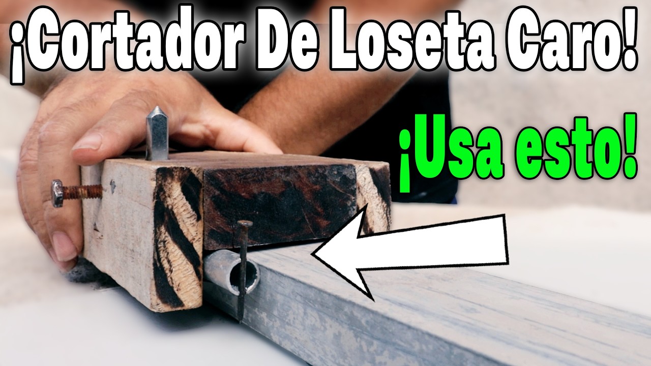 ¡Nunca Más Compres Cortadores De Loseta! Aprende a Hacer un Cortador De Loseta Profesional