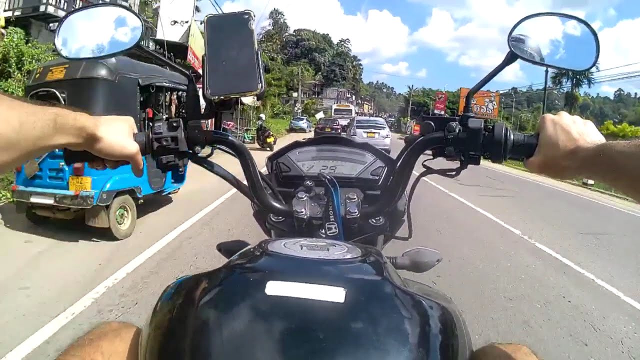 Silent Speed on a Two-Way Road | Fast Prius Overtakes from Mawathagama to Kandy
