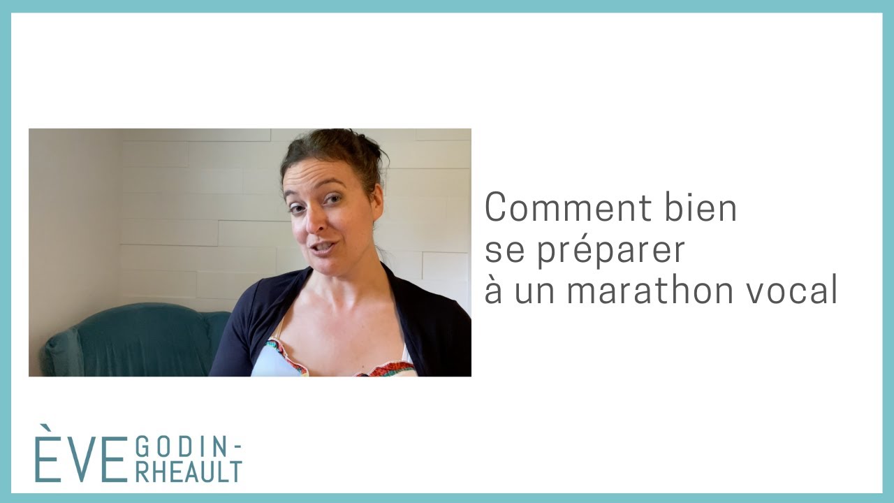 Comment bien se préparer à un marathon vocal