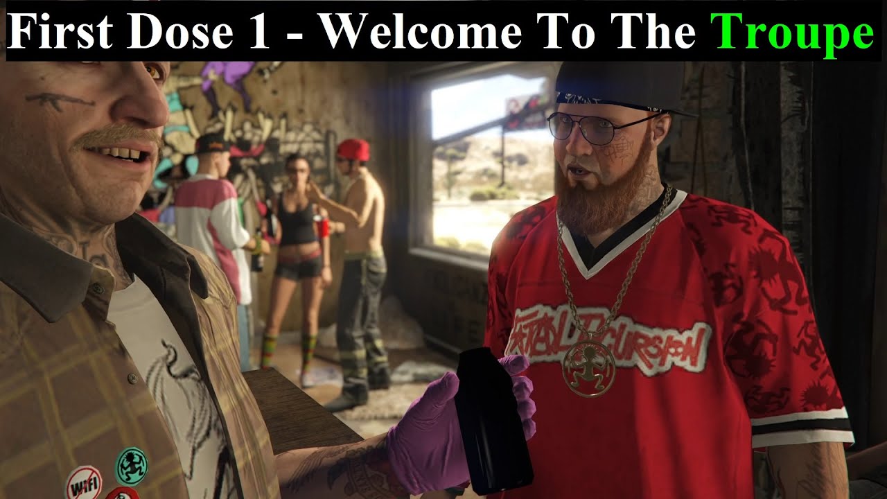 GTA 5 Online - First Dose 1 - Welcome To The Troupe - Mission - Normal Difficulty