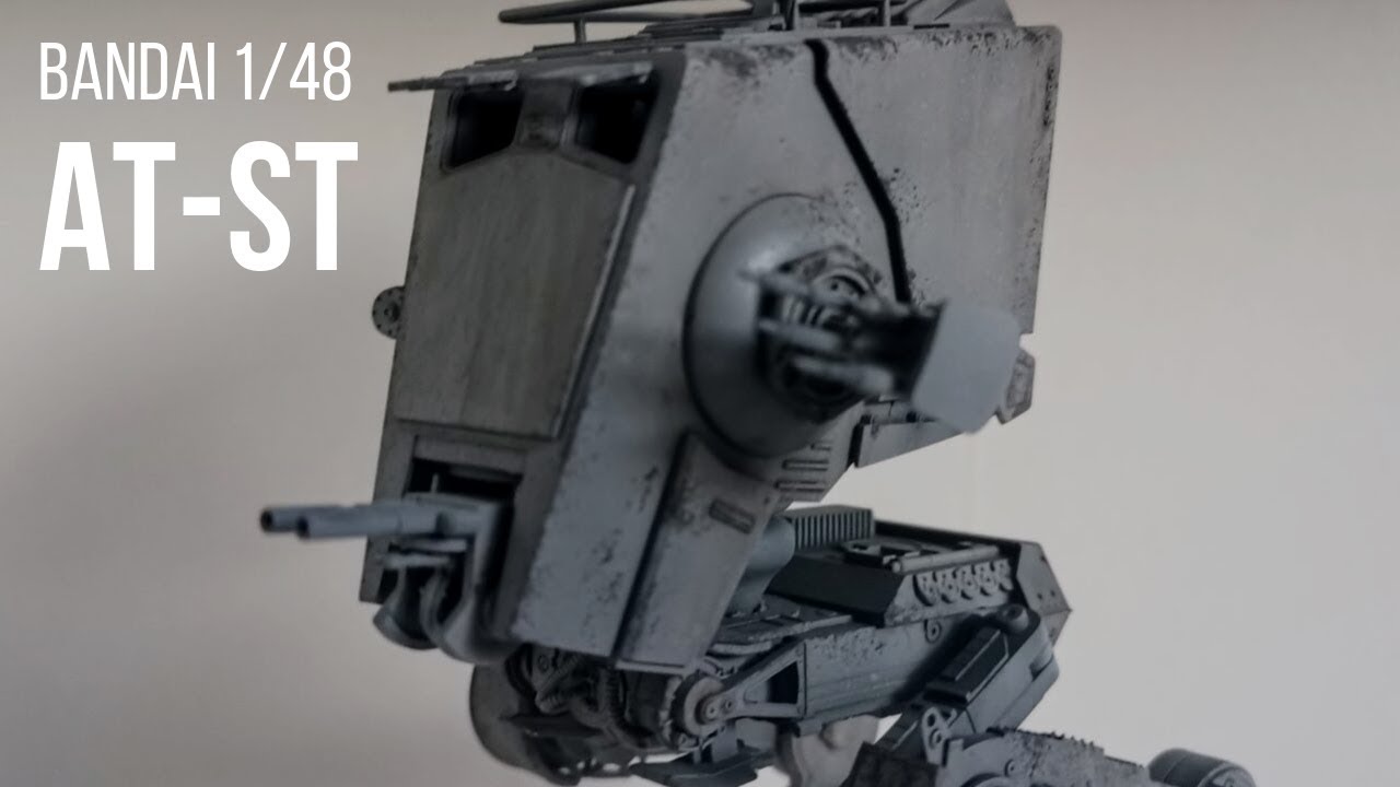 Bandai AT-ST 1/48 Model Weathering Guide