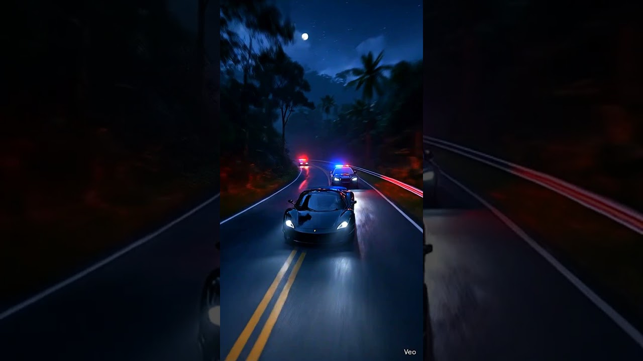 ☠️Police try to catch super car in jungle 🗿👿