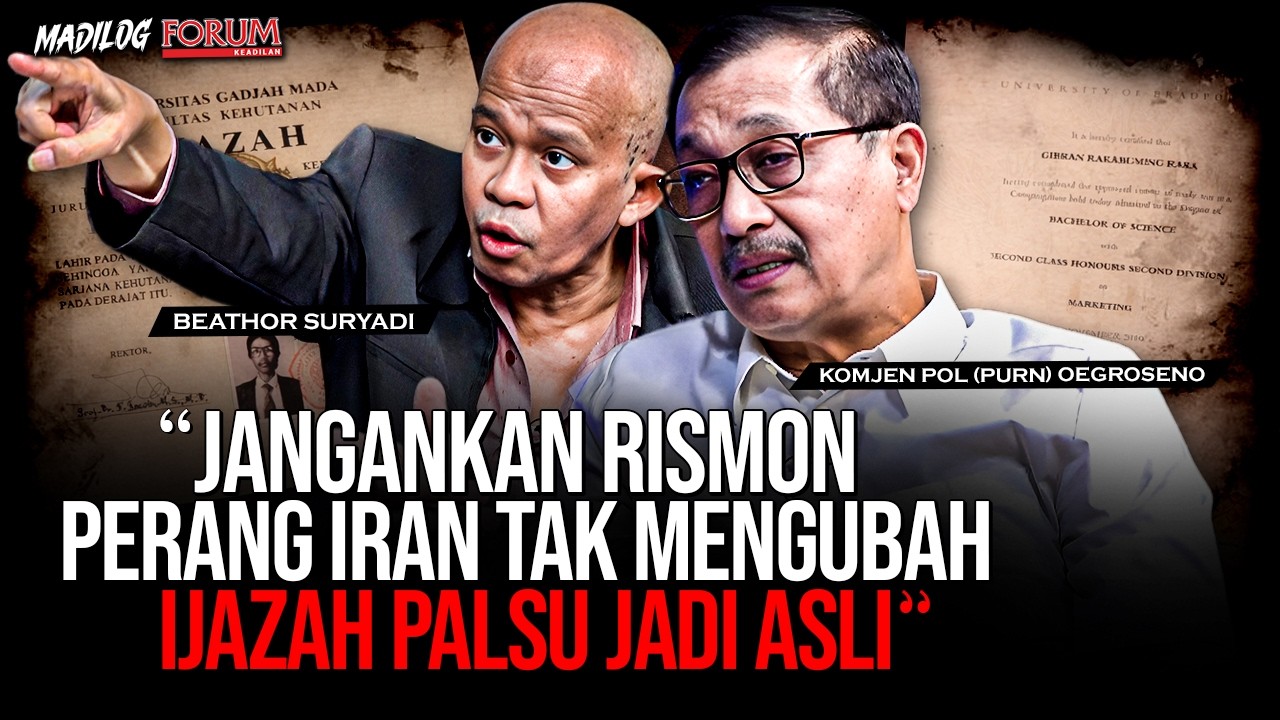 KOMJEN POL (PURN) OEGROSENO - BEATHOR SURYADI BEDAH SANDIWARA MELAWAN JOKOWI