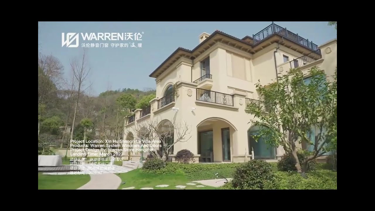Luxury Villa Design: Warren System Windows & Doors in Hangzhou | Stunning European-Style Homes