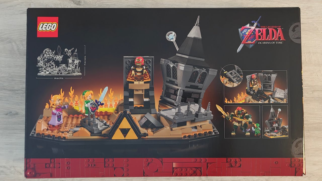 The legend of Zelda Ocarina of time, set Lego della battaglia finale (prima parte)