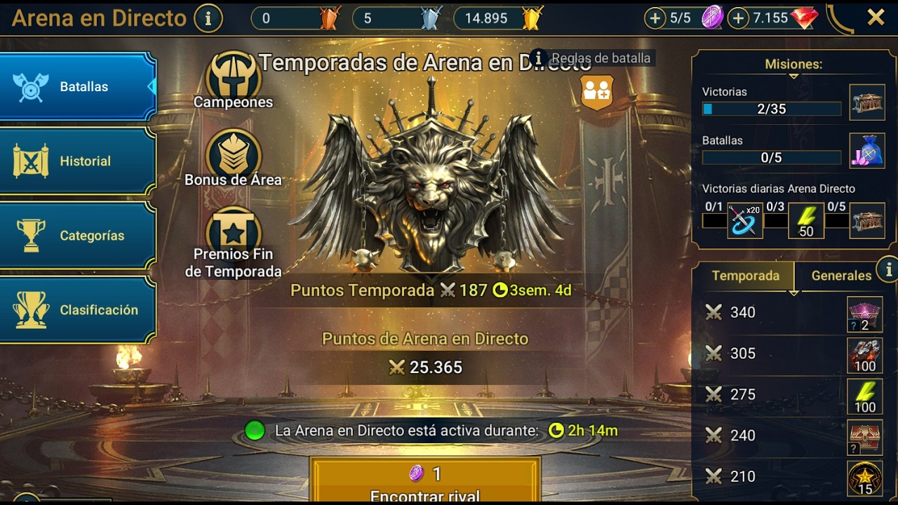 ARENAS EN DIRECTO - RUMBO AL TOP 100  | RAID: Shadow Legends