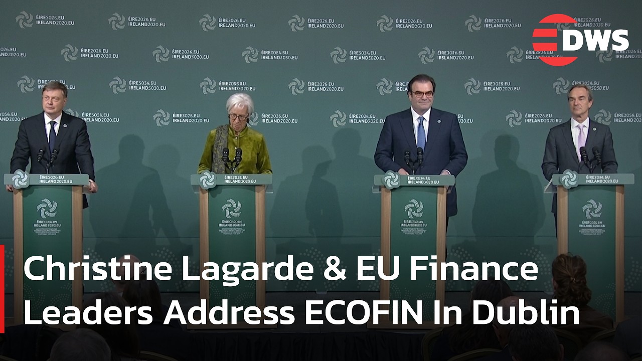 FULL BRIEFING: Lagarde, Eurogroup & Commission on Euro Area Resilience Amid Rising Costs | AF1F
