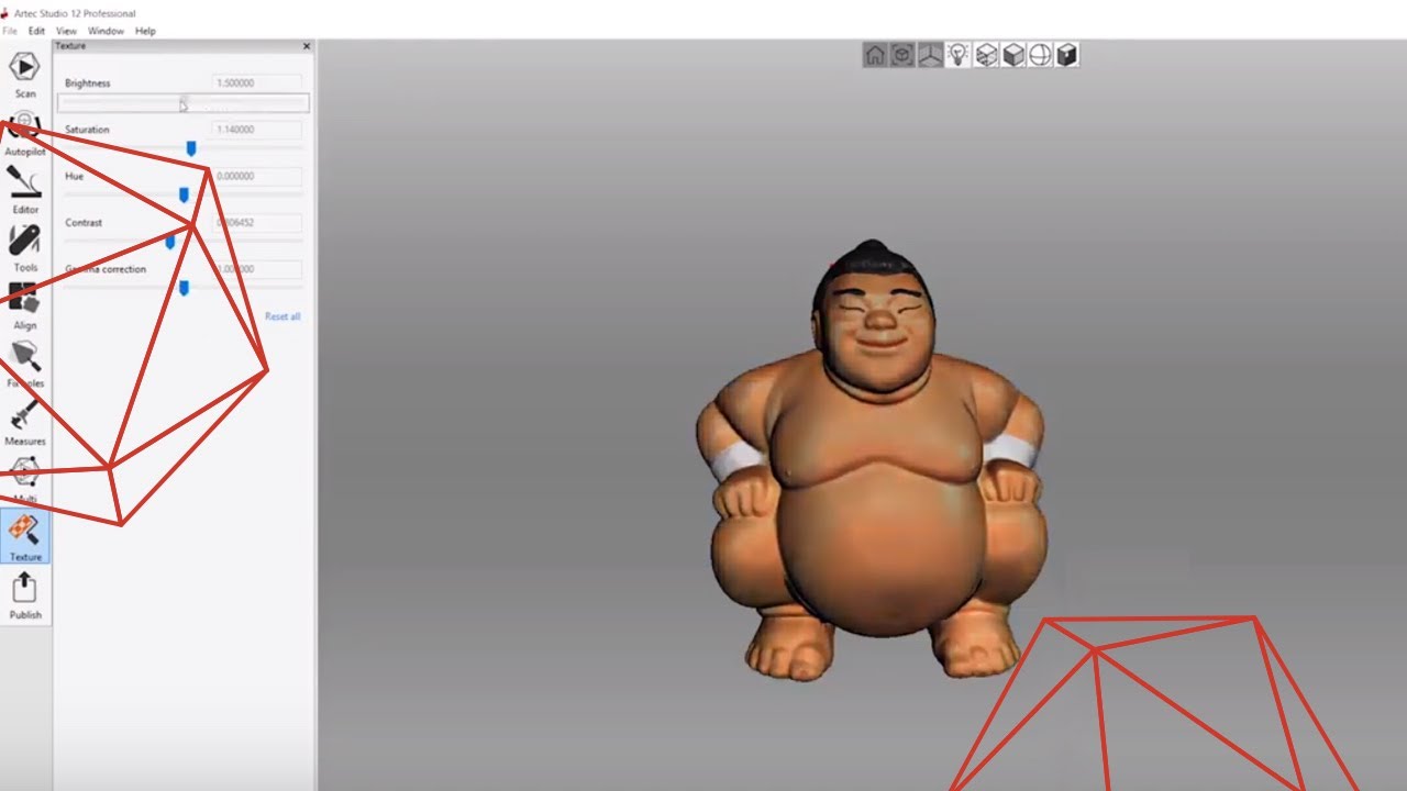 How to Manually Process 3D Scan Data Artec Studio 12 Software. Organic Objects