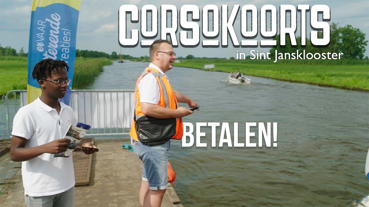 Rens en Wim bij de Gondelvaart Belt-Schutsloot | Corsokoorts in Sint Jansklooster