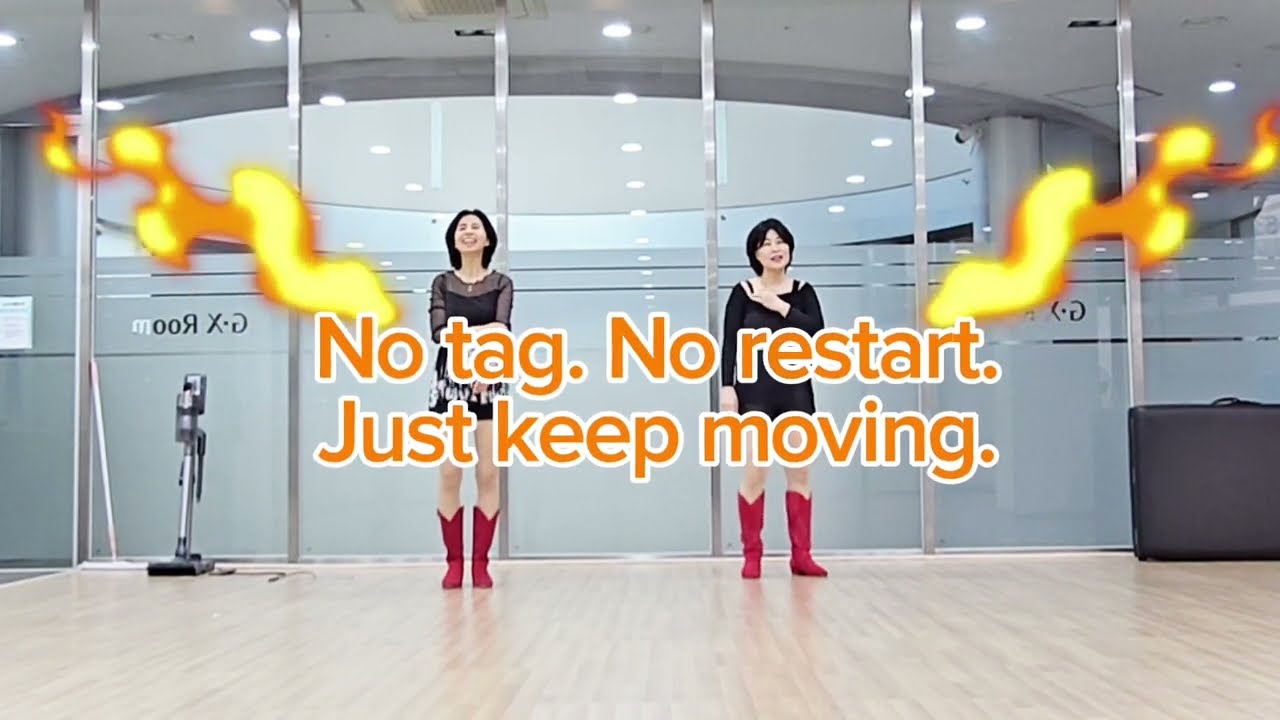 Feel The Energy Linedance – No Tag, No Restart Challenge
