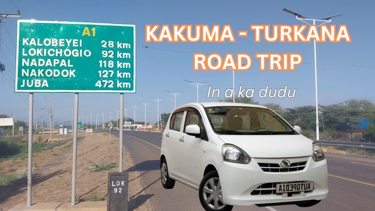 road trip to Kakuma - Turkana. on a tiny car🚗🙆‍♂️