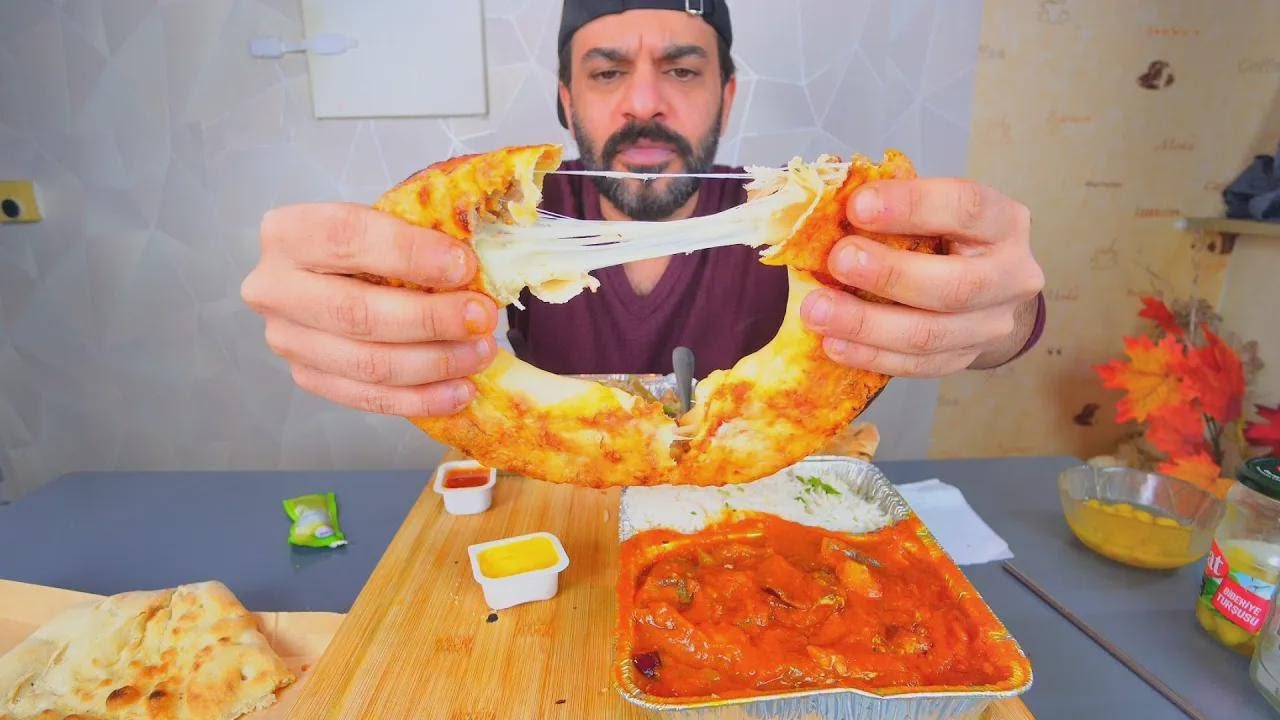 Delicious Biryani, Spicy Chicken Curry, and Cheesy Döner Shawarma Ring Mukbang