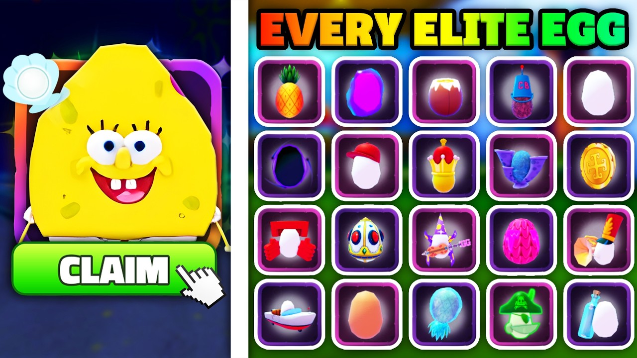 Как найти ВСЕ ЭЛИТНЫЕ ЯЙЦА в игре SpongeBob Tower Defense (EGGBOB)