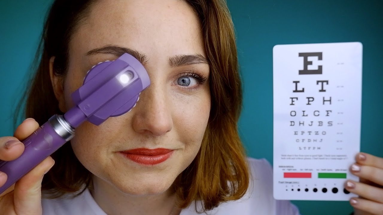 ASMR - CRANIAL NERVE (II) - Optic Nerve (snellen chart, colour blindness, visual field)