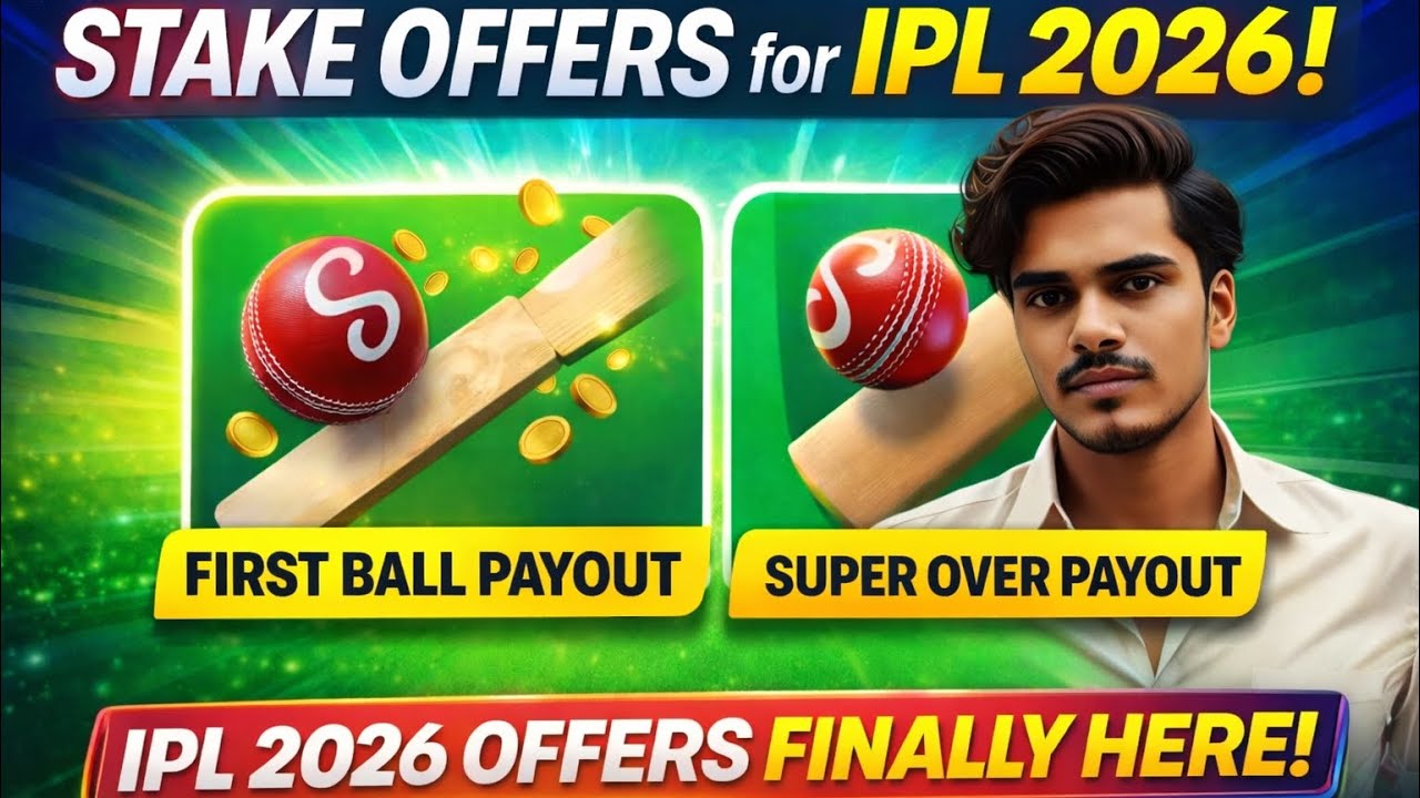 Stake IPL Early Six 2026 Offers Revealed 🔥 First Ball & Super Over Payout Explained!
