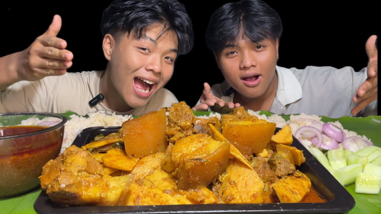 Pork ka Usoiga Thongba Mukbang🔥🔥 || Pork with fresh bamboo shoot mukbang #mukbang #pork #eatingshow 