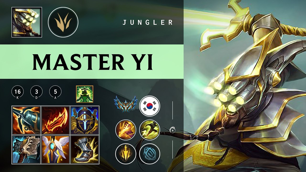 Master Yi Jungle vs Vi - KR Challenger Patch 26.05