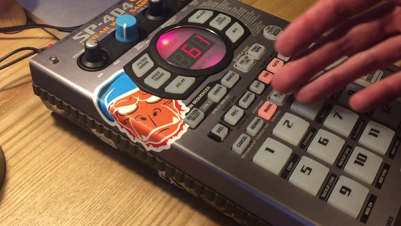 How to truncate samples on the Roland SP404sx
