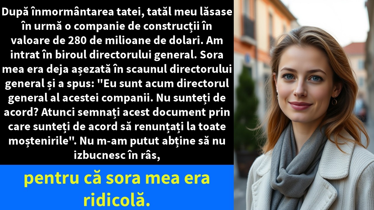 După înmormântarea tatei, tatăl meu lăsase în urmă o companie de construcții în valoare