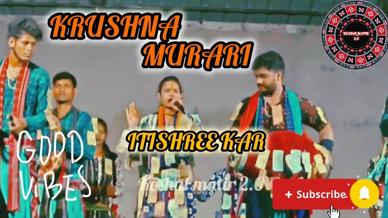 Krishna Murari sambalpuri kirtan | Itishree kar | Sambalpuri bhajan kirtan #shortsfeed #bhajankirtan