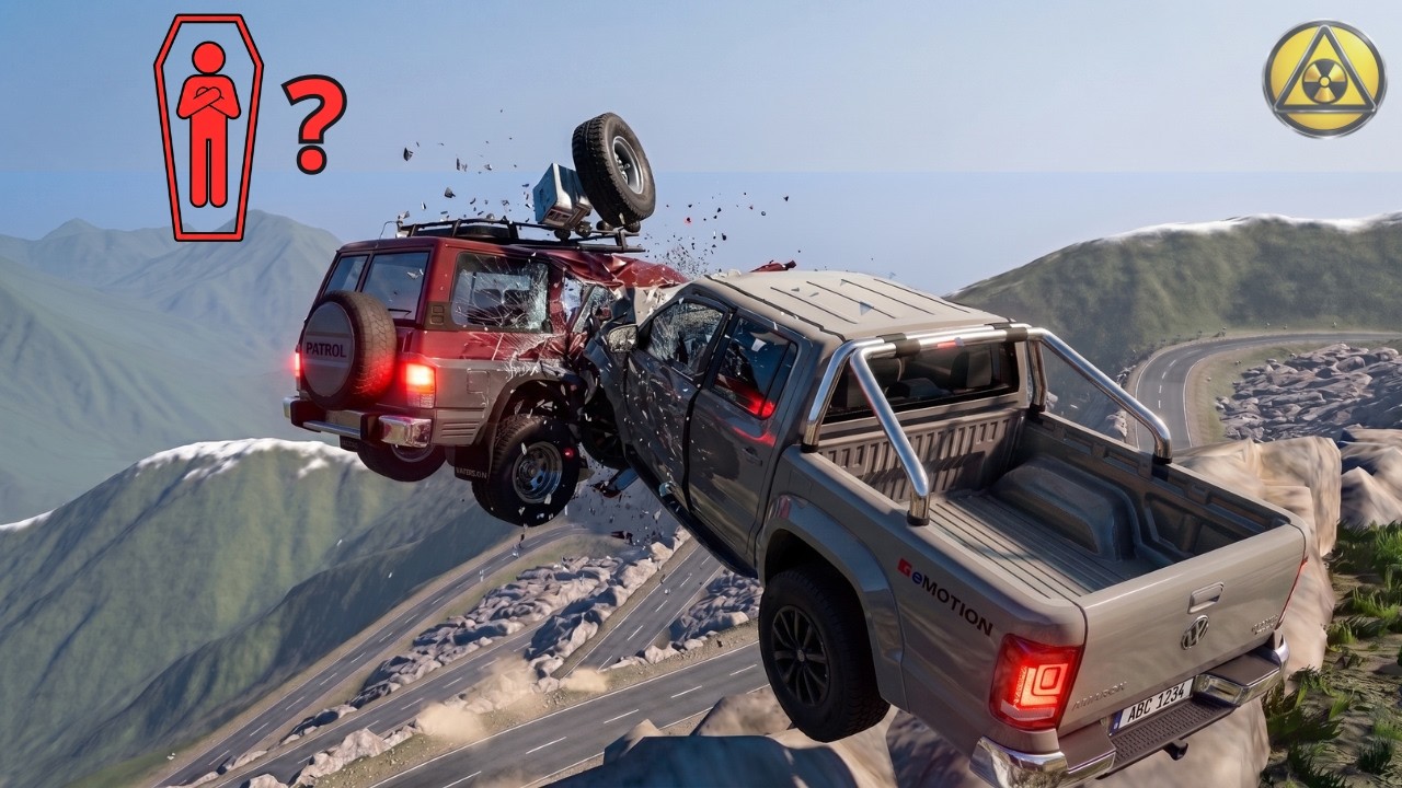 Realistic BeamNG.drive High-Speed Car Crashes #3 &ndash; Who Survives?